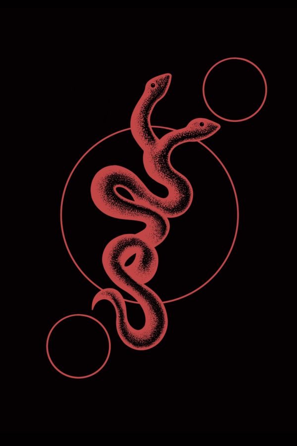 'Ruby' Snake 4x6 Print
