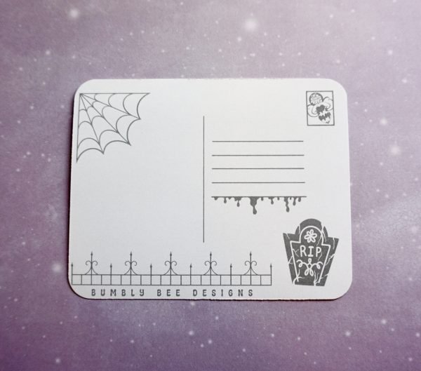 'Lilith & Bonez' Halloween 4x6 Postcard Set - Image 2