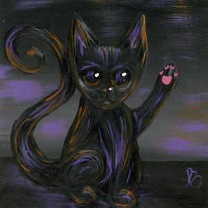 'Lilith' Halloween 4x5 Postcard