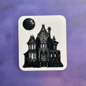 ‘Haunted House’ 3 Inch Vinyl Sticker