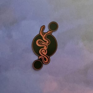 'Ruby' Snake Sticker