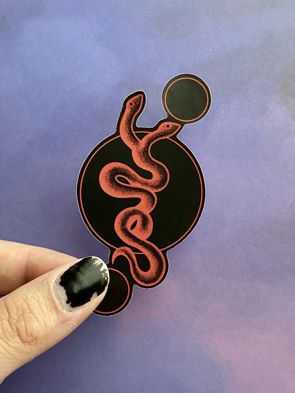 'Ruby' Snake Sticker - Image 2