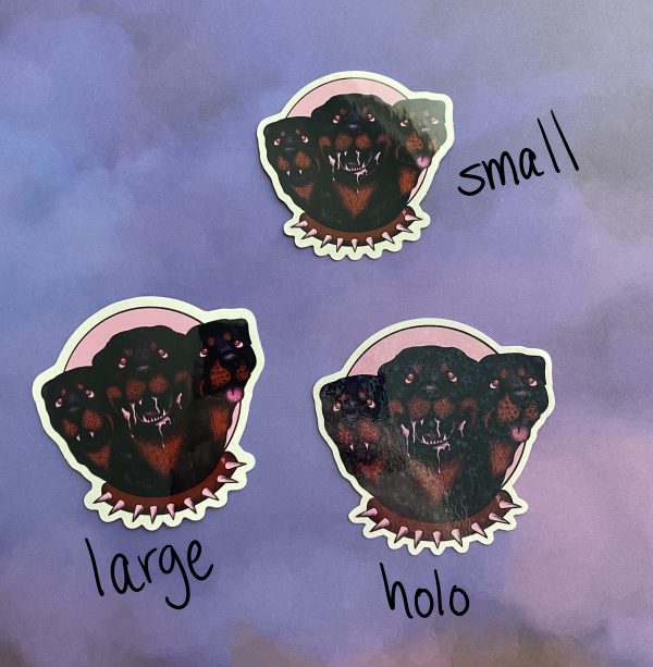 ‘Cerberus’ Vinyl Sticker - Image 2